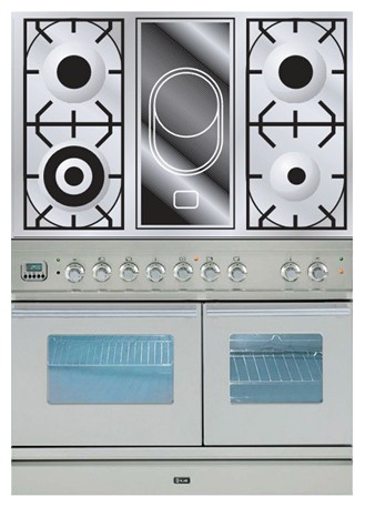 Kitchen Stove ILVE PDW-100V-VG Stainless-Steel Photo, Characteristics