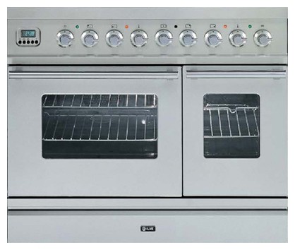 Estufa de la cocina ILVE PDW-90B-MP Stainless-Steel Foto, características