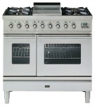 Kitchen Stove ILVE PDW-90F-VG Stainless-Steel 90.00x87.00x60.00 cm