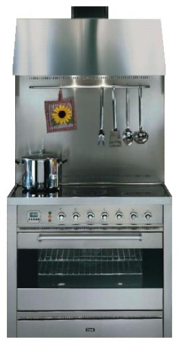 Kitchen Stove ILVE PE-90L-MP Stainless-Steel Photo, Characteristics