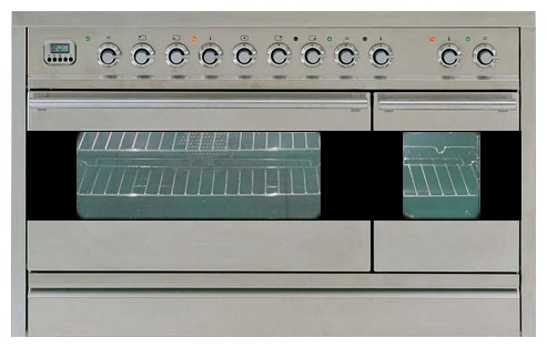 Estufa de la cocina ILVE PF-1207-MP Stainless-Steel Foto, características
