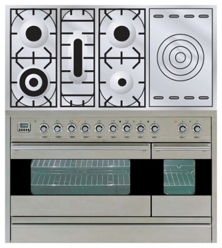 Кухонна плита ILVE PF-120S-VG Stainless-Steel фото, Характеристики