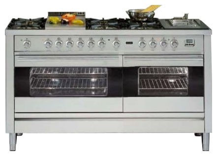 Kitchen Stove ILVE PF-150FR-VG Stainless-Steel Photo, Characteristics