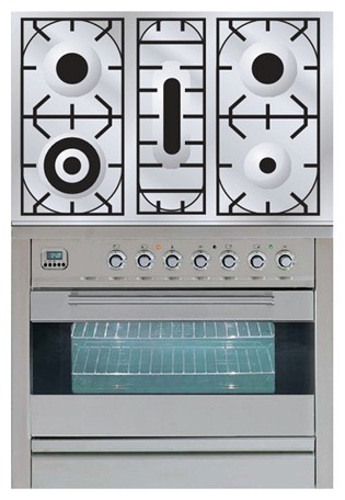 Кухонная плита ILVE PF-90-VG Stainless-Steel Фото, характеристики