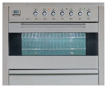 Estufa de la cocina ILVE PF-906-MP Stainless-Steel Foto, características