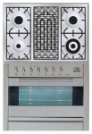 Kitchen Stove ILVE PF-90B-VG Stainless-Steel 90.00x87.00x60.00 cm