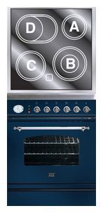 Estufa de la cocina ILVE PI-60N-MP Blue Foto, características
