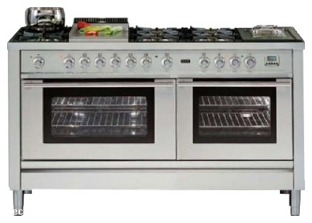 Kitchen Stove ILVE PL-150FR-VG Stainless-Steel Photo, Characteristics