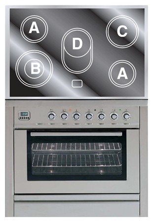 Кухненската Печка ILVE PLE-90-MP Stainless-Steel снимка, Характеристики