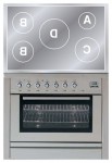 Kitchen Stove ILVE PLI-90-MP Stainless-Steel 90.00x85.00x60.00 cm