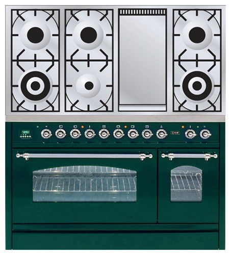 Кухонная плита ILVE PN-120F-MP Green Фото, характеристики