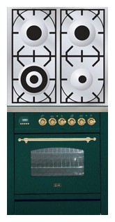 Кухонна плита ILVE PN-70-VG Green фото, Характеристики