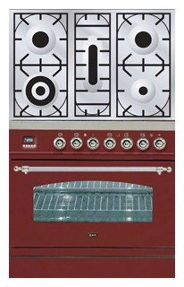 Estufa de la cocina ILVE PN-80-VG Red Foto, características