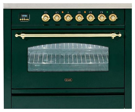 Estufa de la cocina ILVE PN-90-MP Green Foto, características