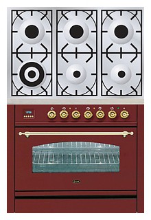 Estufa de la cocina ILVE PN-906-VG Red Foto, características