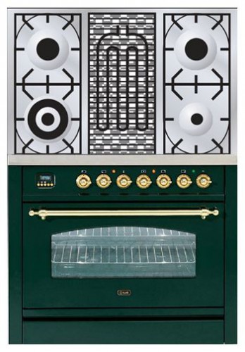 Кухонная плита ILVE PN-90B-MP Green Фото, характеристики
