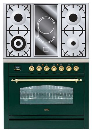 Кухонная плита ILVE PN-90V-MP Green Фото, характеристики