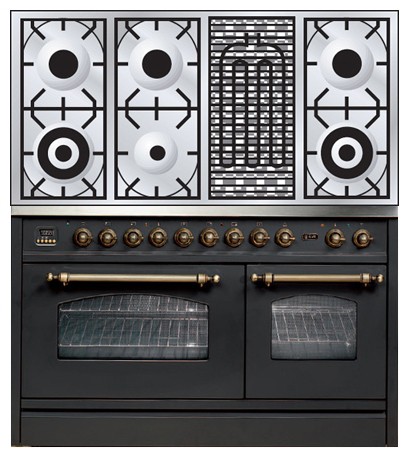 Кухонная плита ILVE PSN-120B-MP Matt Фото, характеристики