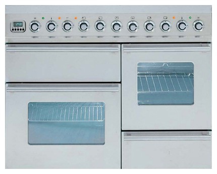 Kitchen Stove ILVE PTW-110F-MP Stainless-Steel Photo, Characteristics