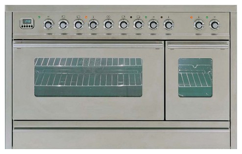 Kitchen Stove ILVE PW-120S-MP Stainless-Steel Photo, Characteristics
