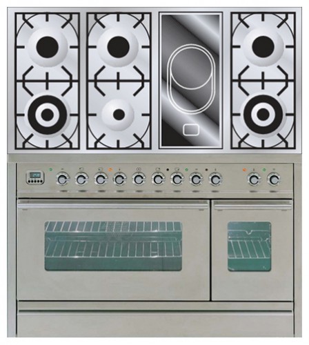 Kitchen Stove ILVE PW-120V-VG Stainless-Steel Photo, Characteristics