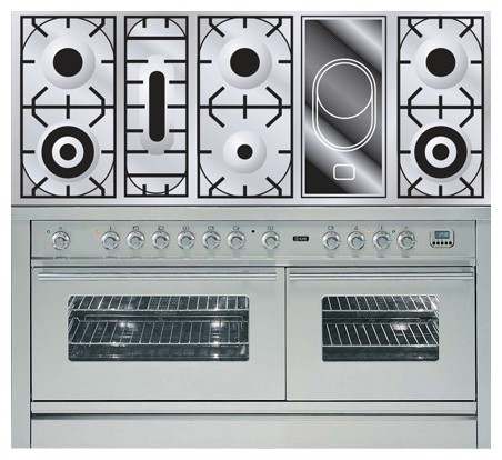 Kitchen Stove ILVE PW-150V-VG Stainless-Steel Photo, Characteristics