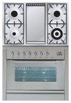 Kitchen Stove ILVE PW-90F-VG Stainless-Steel 90.00x87.00x60.00 cm