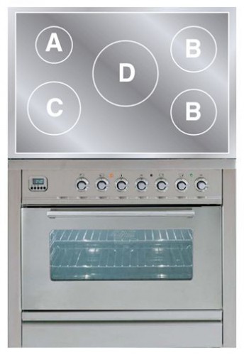 Кухонная плита ILVE PWI-90-MP Stainless-Steel Фото, характеристики