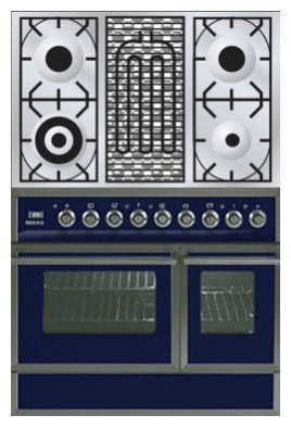 موقد المطبخ ILVE QDC-90BW-MP Blue صورة فوتوغرافية, مميزات