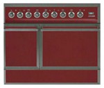 Kitchen Stove ILVE QDC-90F-MP Red 90.00x87.00x60.00 cm