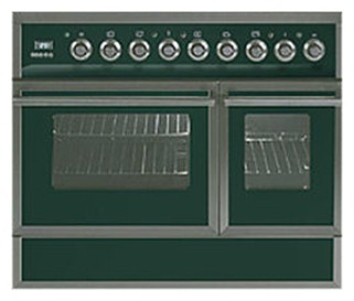 Fogão de Cozinha ILVE QDC-90FW-MP Green Foto, características