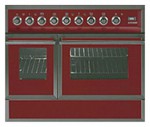 Kitchen Stove ILVE QDC-90FW-MP Red 90.00x87.00x60.00 cm