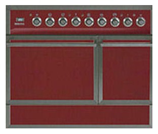厨房炉灶 ILVE QDC-90R-MP Red 照片, 特点
