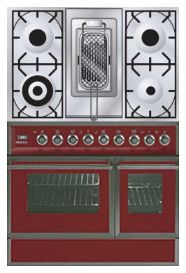 厨房炉灶 ILVE QDC-90RW-MP Red 照片, 特点