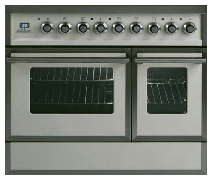 Kitchen Stove ILVE QDC-90VW-MP Antique white Photo, Characteristics