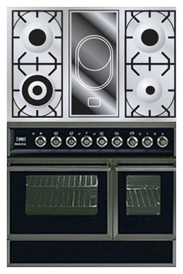 Кухонна плита ILVE QDC-90VW-MP Matt фото, Характеристики