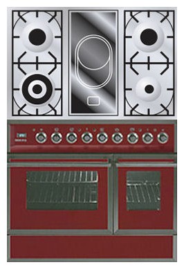 موقد المطبخ ILVE QDC-90VW-MP Red صورة فوتوغرافية, مميزات