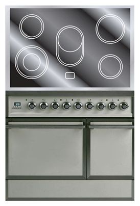 Кухонна плита ILVE QDCE-90-MP Antique white фото, Характеристики