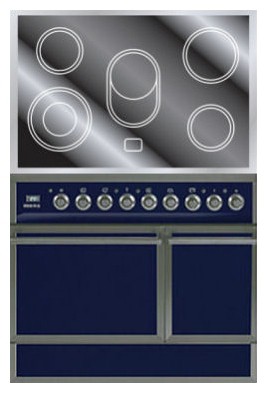 Estufa de la cocina ILVE QDCE-90-MP Blue Foto, características