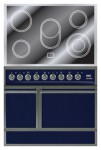 厨房炉灶 ILVE QDCE-90-MP Blue 90.00x85.00x60.00 厘米