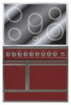 Kitchen Stove ILVE QDCE-90-MP Red 90.00x85.00x60.00 cm