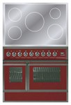 Kitchen Stove ILVE QDCI-90W-MP Red 90.00x85.00x60.00 cm