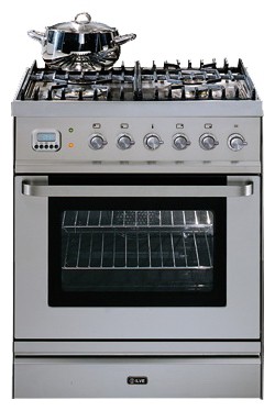 Kitchen Stove ILVE T-60L-VG Stainless-Steel Photo, Characteristics