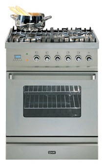 Kitchen Stove ILVE T-60W-MP Stainless-Steel Photo, Characteristics