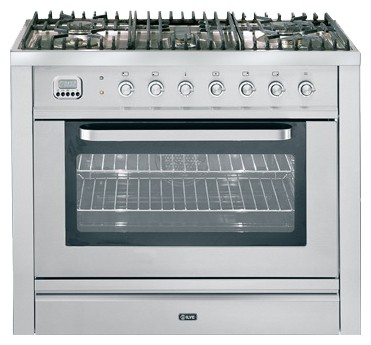 Kitchen Stove ILVE T-90L-MP Stainless-Steel Photo, Characteristics