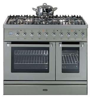 Estufa de la cocina ILVE TD-906L-VG Stainless-Steel Foto, características