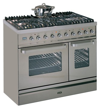 Kitchen Stove ILVE TD-906W-VG Stainless-Steel Photo, Characteristics