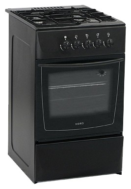 Кухонная плита NORD ПГ4-104-3А BK Фото, характеристики