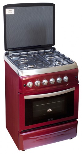 Кухонная плита RICCI RGC 6040 RD Фото, характеристики