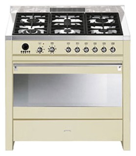 Кухонная плита Smeg CS19P Фото, характеристики